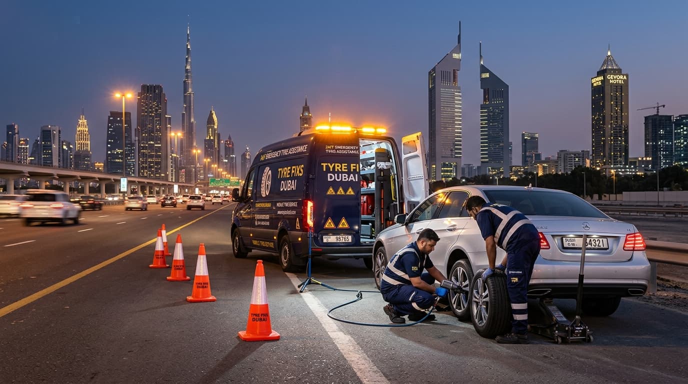 24/7 Emergency Roadside Tyre Assistance