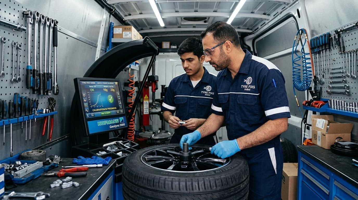 On-Site Tyre Replacement & Balancing